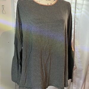 Long Sleeve Striped Gigio Shirt